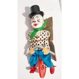 Vintage Tight Rope Clown, Unicycle, Balancing, Collectibles, 1950's